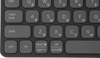 Клавиатура Logitech Keys-To-Go 2 графитовый/черный беспроводная BT slim Multimedia для ноутбука (920-012999) - купить недорого с доставкой в интернет-магазине