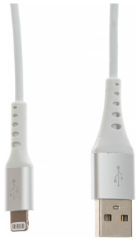 Кабель Cactus CS-LG.USB.A-0.8 USB (m)-Lightning (m) 0.8м белый блистер - купить недорого с доставкой в интернет-магазине