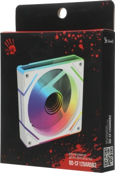 Вентилятор для корпуса Bloody BD-CF120ARGB2 LCD ARGB 120х120x25 белый 4-pin 26дБ (BD-CF120ARGB2-WH) Ret - купить недорого с доставкой в интернет-магазине