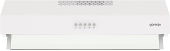 Вытяжка козырьковая Gorenje WHU629EW/M белый управление: кнопочное (1 мотор) - купить недорого с доставкой в интернет-магазине
