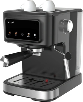 Кофеварка рожковая Vitek VT-CME1500 1100Вт черный - купить недорого с доставкой в интернет-магазине