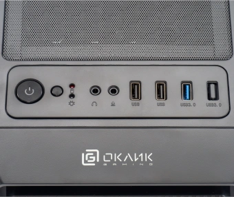 Корпус Оклик OCC-MD301 черный без БП ATX 6x120mm 2xUSB2.0 1xUSB3.0 audio bott PSU - купить недорого с доставкой в интернет-магазине