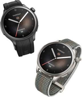 Смарт-часы Amazfit Balance A2287 46мм 1.5" AMOLED корп.серый рем.серый разм.брасл.:150-210мм (1746352) - купить недорого с доставкой в интернет-магазине