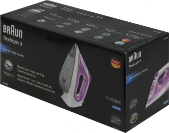 Утюг Braun SI3030PU 2300Вт розовый/белый - купить недорого с доставкой в интернет-магазине