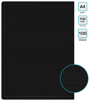 Папка с 100 прозр.вклад. Бюрократ ДеЛюкс DLVBOX100BLCK A4 пластик 0.7мм черный в коробе - купить недорого с доставкой в интернет-магазине