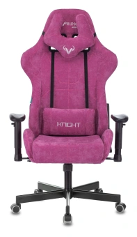 Кресло игровое Zombie VIKING KNIGHT Fabric малиновый Light-15 с подголов. крестов. металл - купить недорого с доставкой в интернет-магазине