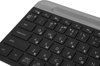 Клавиатура Logitech K580 черный/серебристый USB беспроводная BT/Radio slim Multimedia (920-009208) - купить недорого с доставкой в интернет-магазине