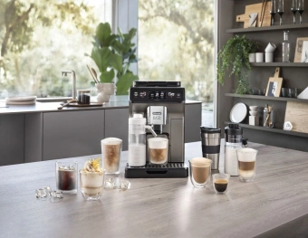 Кофемашина Delonghi ECAM450.86.T 1450Вт черный/серебристый - купить недорого с доставкой в интернет-магазине