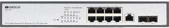 Коммутатор Origo OS3110P OS3110P/135W/A1A (L2) 8x1Гбит/с 2xКомбо(1000BASE-T/SFP) 2SFP 8PoE 8PoE+ 135W управляемый - купить недорого с доставкой в интернет-магазине