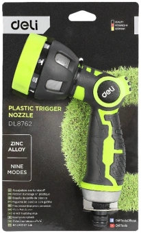 Пистолет-распылитель Deli DL8762 1/2-3/4" черный - купить недорого с доставкой в интернет-магазине