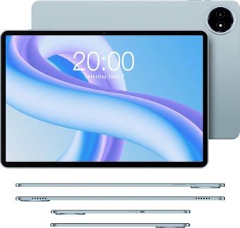 Планшет Teclast M50Plus G85 (1.6) 8C RAM6Gb ROM128Gb 10.1" IPS 1920x1200 Android 14 голубой 13Mpix 8Mpix BT WiFi microSD 1Tb 7000mAh 10hr - купить недорого с доставкой в интернет-магазине
