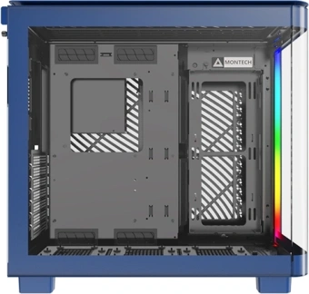 Корпус Montech King 95 голубой без БП ATX 2xUSB3.0 1xUSB3.1 audio bott PSU - купить недорого с доставкой в интернет-магазине