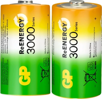 Аккумулятор GP 300DHC D NiMH 3000mAh (4шт) - купить недорого с доставкой в интернет-магазине