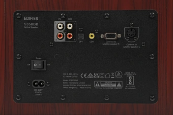 Колонки Edifier S350DB 2.1 коричневый/орех 150Вт BT - купить недорого с доставкой в интернет-магазине