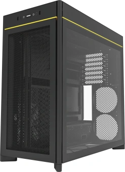 Корпус Montech HS01 черный без БП ATX 2xUSB3.0 1xUSB3.1 audio bott PSU - купить недорого с доставкой в интернет-магазине