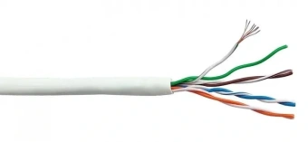 Кабель информационный Lanmaster LAN-5EUTP-HFLT-WH кат.5E UTP 4 пары 24AWG LSZH внутренний 305м белый - купить недорого с доставкой в интернет-магазине