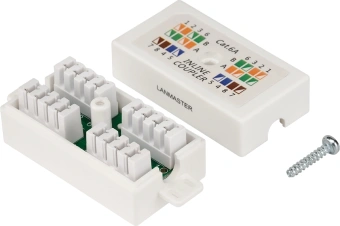 Соединитель Lanmaster LAN-CNB-UTP6A белый - купить недорого с доставкой в интернет-магазине