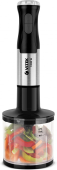 Блендер погружной Vitek Midnight VT-1479 1000Вт разноцветный - купить недорого с доставкой в интернет-магазине