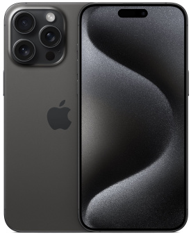 Смартфон Apple A3105 iPhone 15 Pro Max 512Gb черный титан моноблок 3G 4G 1Sim 6.7" 1290x2796 iOS 17 48Mpix 802.11 a/b/g/n/ac/ax NFC GPS GSM900/1800 TouchSc Protect - купить недорого с доставкой в интернет-магазине