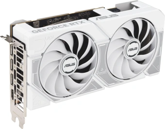 Видеокарта Asus PCI-E 5.0 DUAL-RTX5060-O8G-WHITE NVIDIA GeForce RTX 5060 8Gb 128bit GDDR7 2535/28000 HDMIx1 DPx3 HDCP Ret - купить недорого с доставкой в интернет-магазине