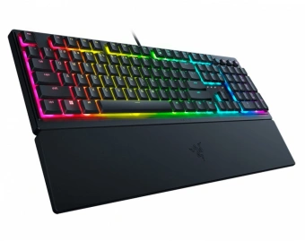 Клавиатура Razer Ornata V3 механическая черный USB Multimedia for gamer LED (подставка для запястий) (RZ03-04460800-R3R1) - купить недорого с доставкой в интернет-магазине