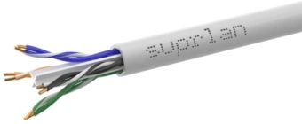 Кабель сетевой информационный Suprlan Six 01-1030-1 кат.6 UTP 4 пары 23AWG LSZH внутренний 305м серый - купить недорого с доставкой в интернет-магазине