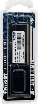 Память DDR5 8GB 4800MHz Patriot PSD58G480041S RTL PC5-38400 CL40 SO-DIMM 260-pin 1.1В single rank Ret - купить недорого с доставкой в интернет-магазине