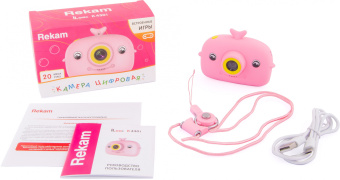 Фотоаппарат Rekam iLook K430i розовый 20Mpix 2" 720p microSD CMOS/Li-Ion - купить недорого с доставкой в интернет-магазине