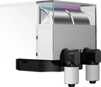 Система водяного охлаждения PcCooler DS360 Display Soc-AM5/AM4/1200/1700/1851 белый 4-pin Al LCD 310W Ret (DS360-WHNWXY-GL) - купить недорого с доставкой в интернет-магазине