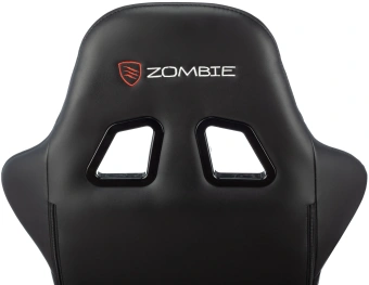 Кресло игровое Zombie Game Penta черный экокожа с подголов. крестов. пластик - купить недорого с доставкой в интернет-магазине