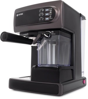 Кофеварка рожковая Vitek VT-1517 VT 1238Вт фиолетовый - купить недорого с доставкой в интернет-магазине