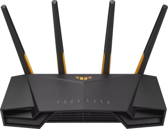 Роутер беспроводной Asus TUF-AX4200 AX4200 10/100/1000/2500BASE-TX/4G ready черный - купить недорого с доставкой в интернет-магазине