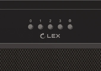Вытяжка встраиваемая Lex Hyper 600 Light BBL черный управление: кнопочное (1 мотор) - купить недорого с доставкой в интернет-магазине