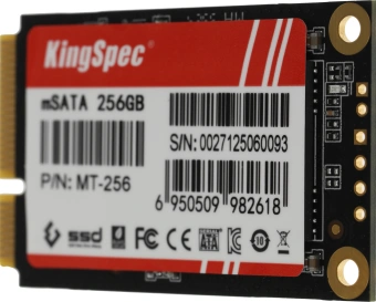Накопитель SSD Kingspec mSATA 256GB MT-256 MT Series mSATA - купить недорого с доставкой в интернет-магазине