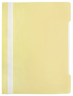 Папка-скоросшиватель Бюрократ Pastel -PSLPAST/YEL A4 прозрач.верх.лист пластик желтый 0.14/0.18 - купить недорого с доставкой в интернет-магазине