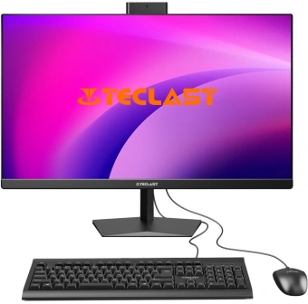 Моноблок Teclast M24 Air 23.8" Full HD i7 12700 (2.1) 16Gb SSD512Gb UHDG 770 Windows 11 Pro GbitEth WiFi BT 120W клавиатура мышь Cam черный 1920x1080 - купить недорого с доставкой в интернет-магазине