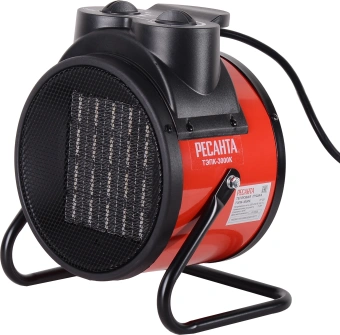 Тепловая пушка электрическая Ресанта ТЭПК-3000K 3000Вт красный - купить недорого с доставкой в интернет-магазине