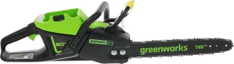 Цепная пила Greenworks GD60CS25 аккум. 2500Вт дл.шины:16" (40cm) (2008907) - купить недорого с доставкой в интернет-магазине