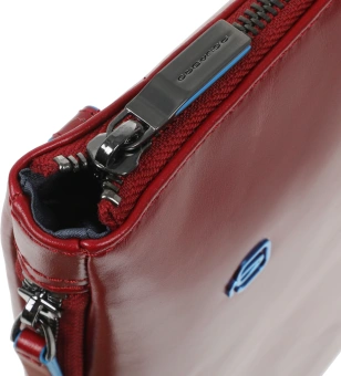 Деловая сумка Piquadro Blue Square CA4021B2/R с отделением для ноутбука 15.6" красная натур.кожа - купить недорого с доставкой в интернет-магазине