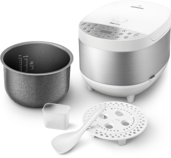 Мультиварка Philips HD4713/40 5л 980Вт белый/серебристый - цена, купить или заказать с доставкой в интернет-магазине Мультиварка Philips HD4713/40 5л 980Вт белый/серебристый - купить недорого с доставкой в интернет-магазине