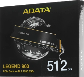 Накопитель SSD A-Data PCIe 4.0 x4 512GB SLEG-900-512GCS Legend 900 M.2 2280 - купить недорого с доставкой в интернет-магазине