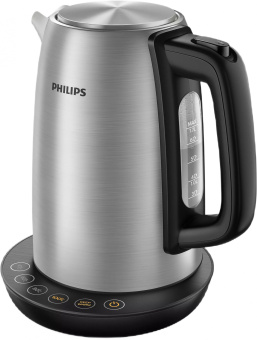 Чайник электрический Philips HD9359 1.7л. 2200Вт нержавеющая сталь корпус: металл/пластик (HD9359/90) - купить недорого с доставкой в интернет-магазине