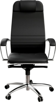 Кресло Метта Samurai KL-1 черный сиденье черный экокожа с подголов. крестов. металл хром - купить недорого с доставкой в интернет-магазине