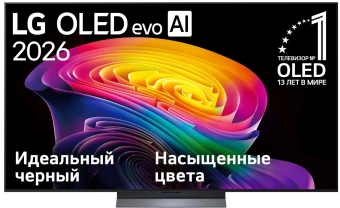Телевизор OLED LG 65" OLED65C6RLA.ARU черный/серебристый 4K Ultra HD 120Hz DVB-T DVB-T2 DVB-C DVB-S2 USB WiFi Smart TV (RUS) - купить недорого с доставкой в интернет-магазине