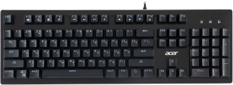 Клавиатура Acer OKW127 механическая черный USB Multimedia for gamer LED (ZL.KBDEE.00H) кабель 1.8м - купить недорого с доставкой в интернет-магазине