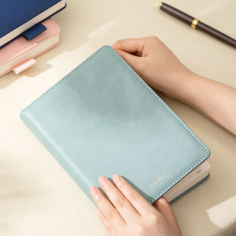 Блокнот Deli LINFINI EN158L A5 210х143мм искусст. кожа 144л линейка твердая обложка ассорти ассорти:син/роз/зел - купить недорого с доставкой в интернет-магазине