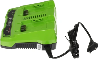 Зарядное устройство Greenworks G24X2UC2 (2931907) - купить недорого с доставкой в интернет-магазине