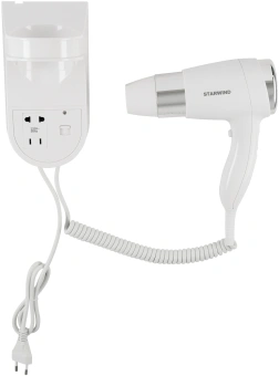 Фен Starwind SW-HD876 1600Вт белый - купить недорого с доставкой в интернет-магазине