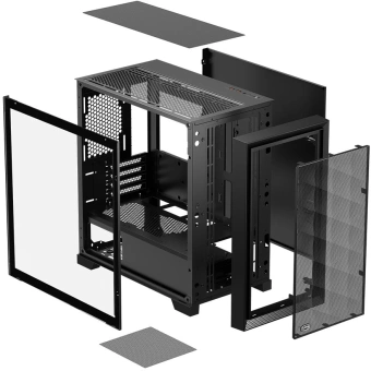 Корпус PcCooler C3D310 черный без БП mATX 8x120mm 4x140mm 2xUSB3.0 audio bott PSU - купить недорого с доставкой в интернет-магазине