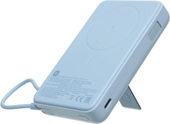 Мобильный аккумулятор Xiaomi Magnetic BHR08PCGL 10000mAh QC3.0/PD3.0 33W 3A USB-C беспров.зар. голубой - купить недорого с доставкой в интернет-магазине